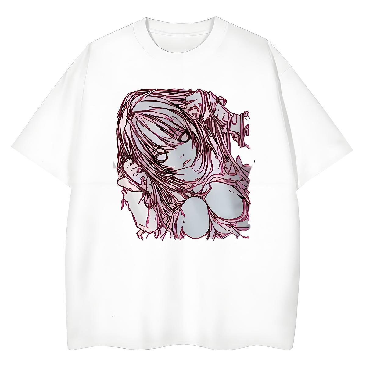 Soft Women Tees 230g Pure Cotton girl Summer Casual T shirt Breathable Short Sleeve Custom Cartoon Clothes