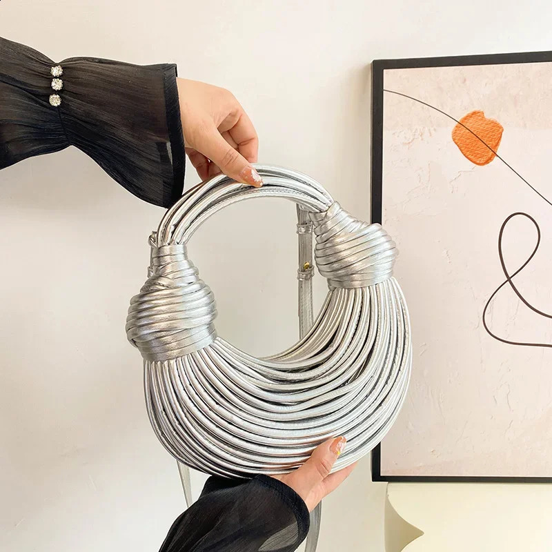 fashion trend womens handbag high quality crescent shape crossbody bag bolso bandolera de mujer 240822