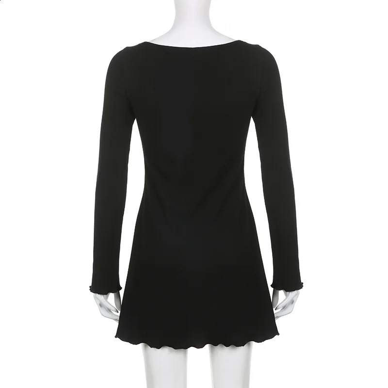 Women Knit Slim Sexy Bodycon Dress V-Neck Long Sleeve Dress Solid Casual Midi Sweater Dress For Women Autumn Winter 240823