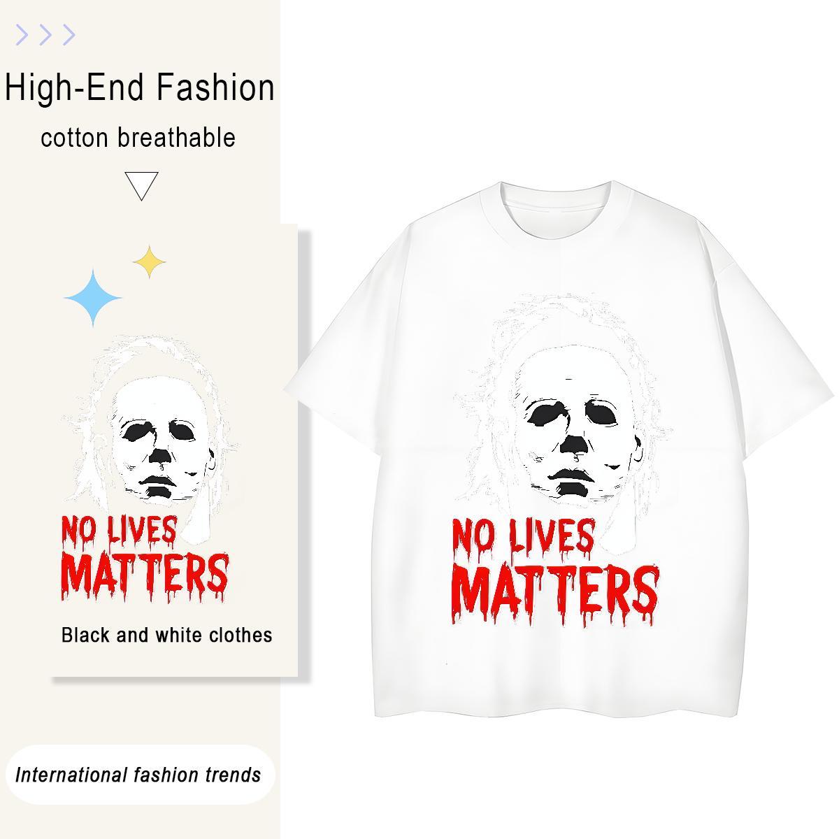 Free Shipping Woman Tshirt 230g Cotton skull Casual Daily Wear T-Shirts O Neck Short Sleeves Anime Top Tees