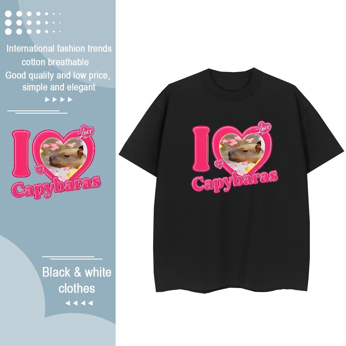 Female Lady T shirt 230g 100% Cotton letter Spring Summer Woman T Shirts Breathable Crew Neck Plus Size Cartoon Tees