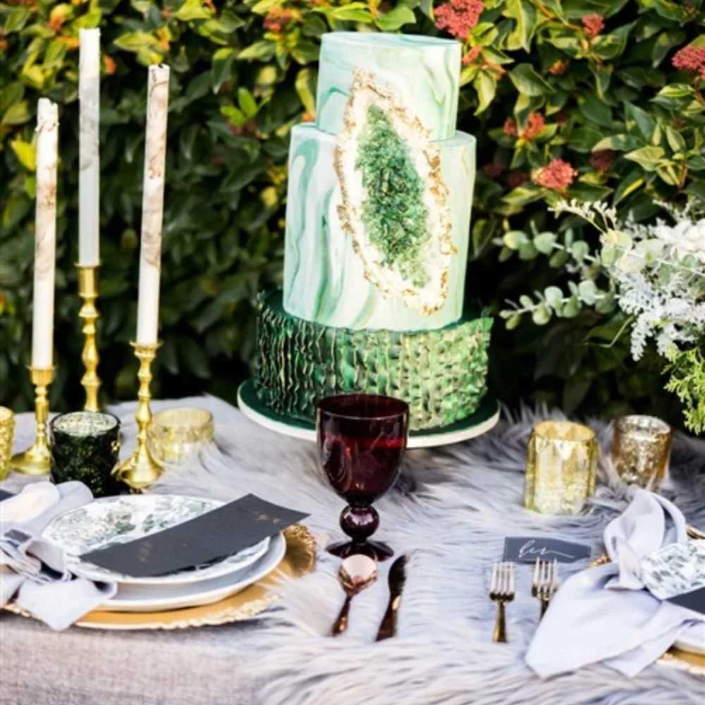 Gold Mixed Taper Holders Set of 10 Mismatched Candlesticks Set Bohemian Decorative Y240824