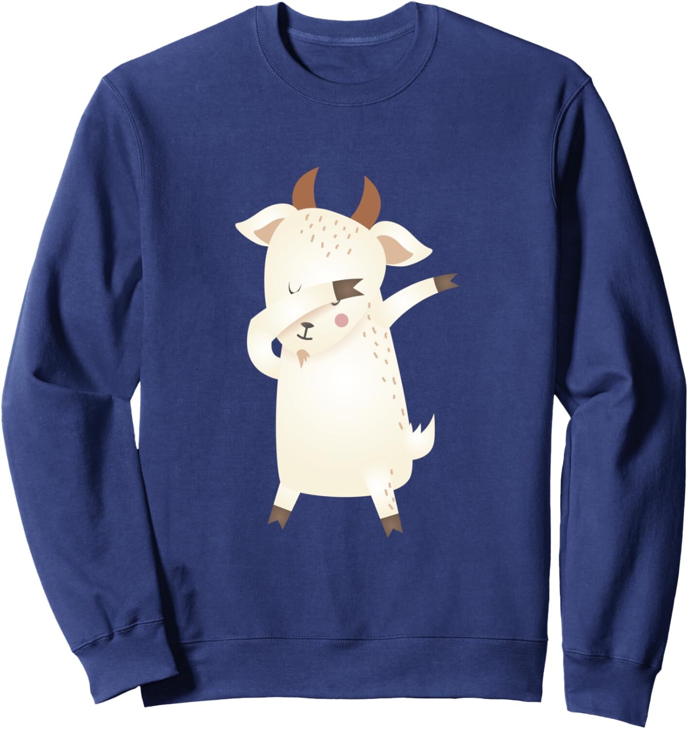 Long Sleeve Shirts for Men sweatshirt Cute Dabbing Goat Lover Animal Fun Gift Sweatshirt T shirt Tee Streetwear Casual tops clothes