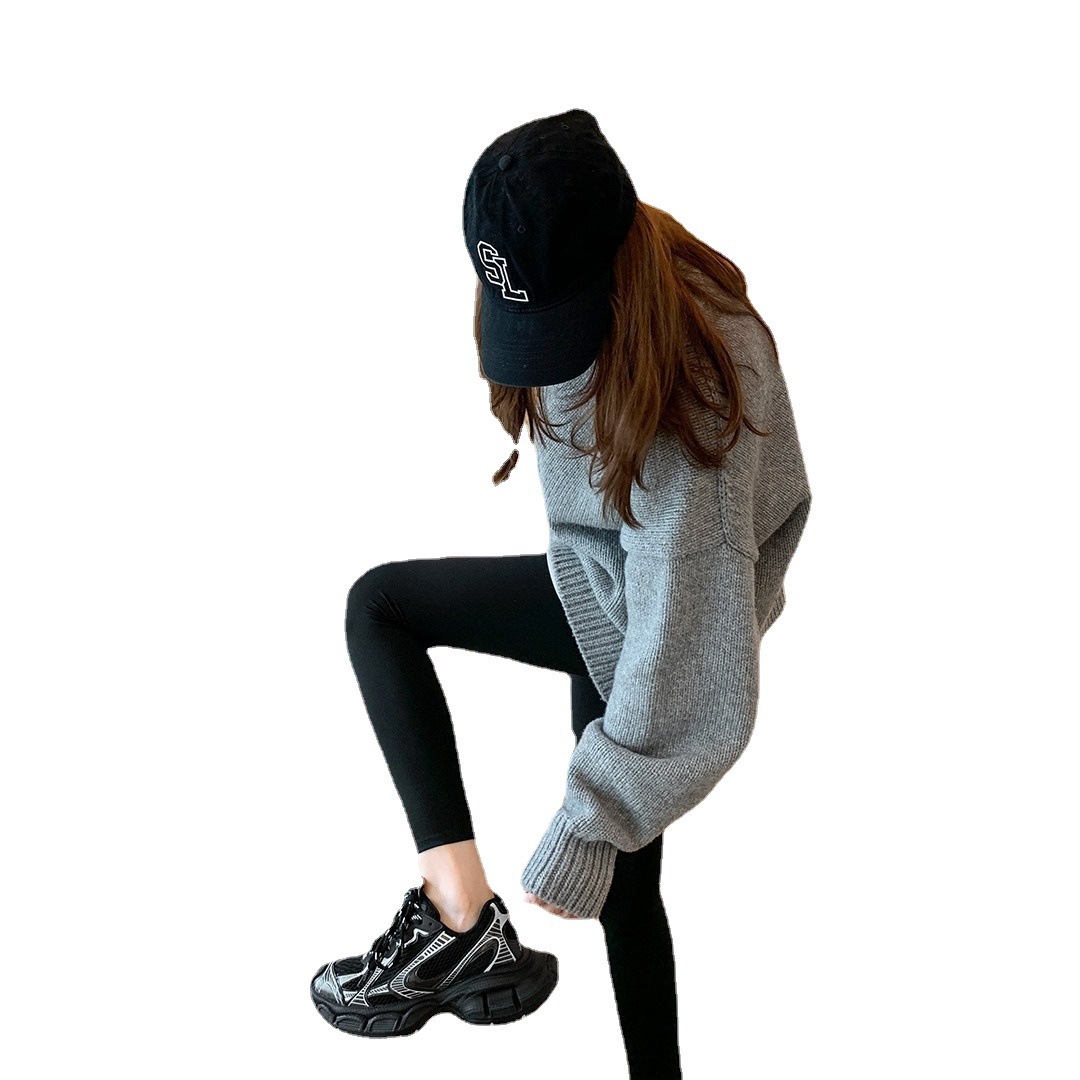 Ddmysports Premium Leather Version Su Yinyin S Same Lace Up Design Enhances The Sense Of Height Thick Soled Dad Shoes Women Casual Sports OUTDOOR