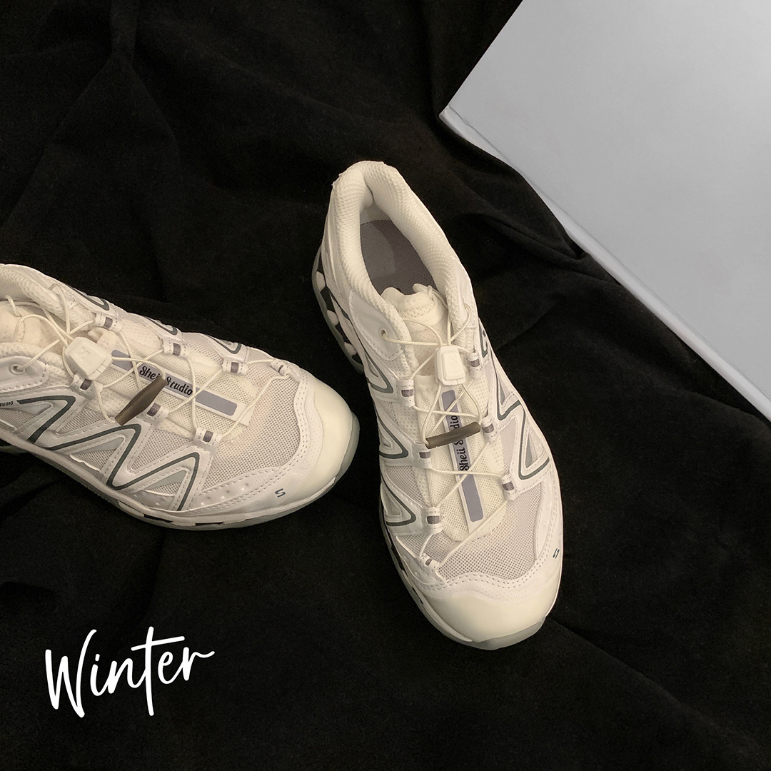 Ddmysports Premium Leather Version Su Yinyin S Same Thick Soled Height Increasing Color Blocked Outdoor Casual Sports Shoes For Women And Fathers OUTD