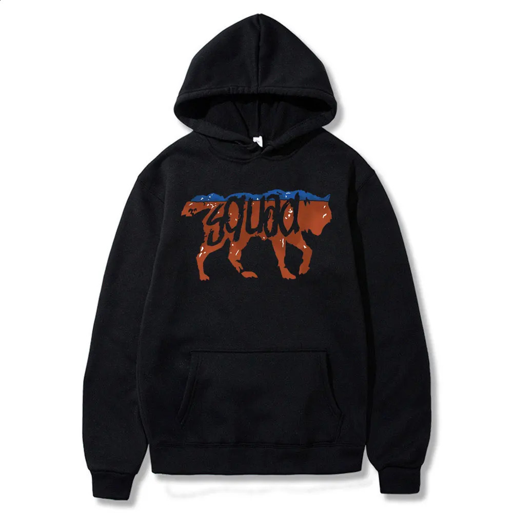 Interesting retro wolf team hoodie sweatshirt awesome student high school wild Rad life is strange tank cool teenage 240822