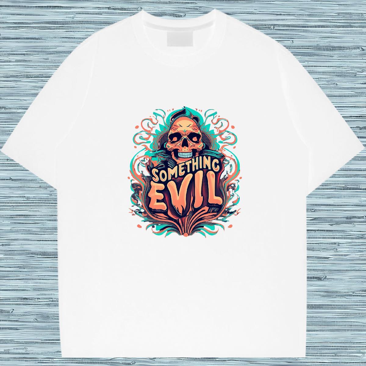 Unisex T-Shirts for Men 230g Pure Cotton skull Street wear Hip Hop Customized Crew Neck Breathable Tshirts Designer Fashion Clothings