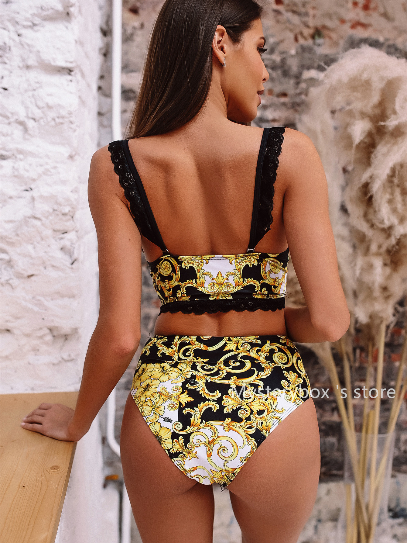 Bikinis set One piece luxury designer bikini swimwear Wholesale Mysterybox 's store sexy Leopard print women's beach high waist dhgate sport