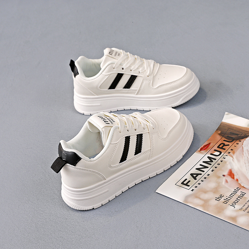 Ddmysports Autumn White New Korean Version Ins Female Student Height Increasing Sports Board Casual Shoes Trend Y A OUTDOOR
