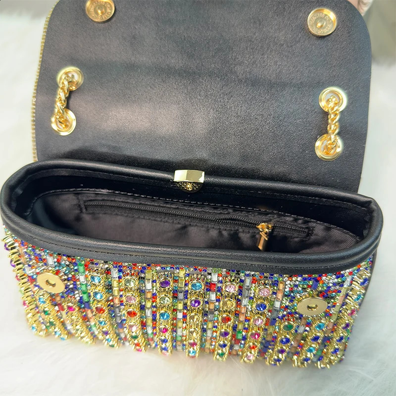Jiomay y ner handbag fashion wallet suitable for womens elegant and retro Rhinestone bag party evening clutch 240823