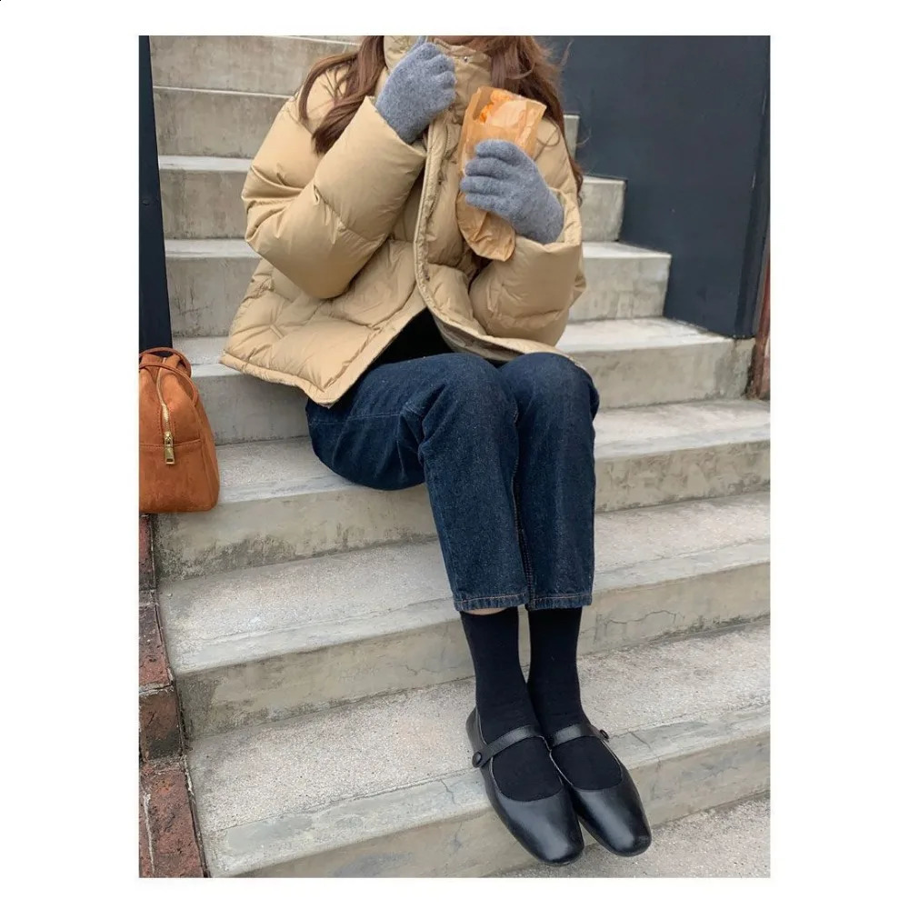 loose plus size short jacket black oversized cotton winter womens clothing park iatable 2XL white