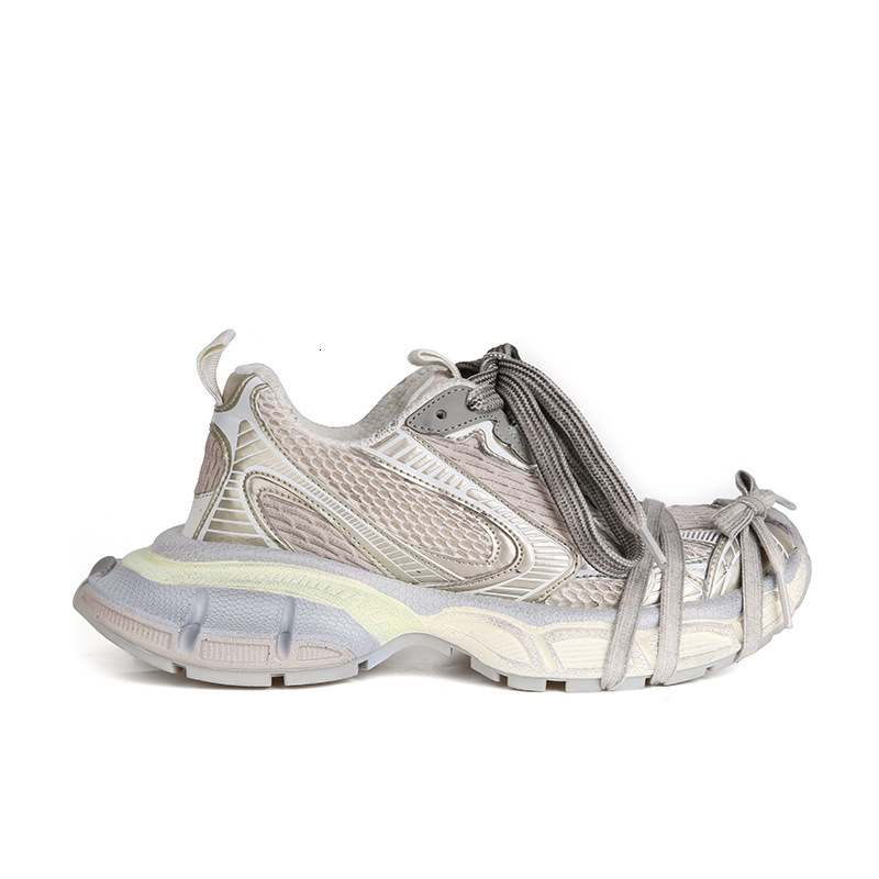 Ddmysports Sheepskin Version Su Yinyin S Same Xl Thick Sole Casual Lace Up High Rise Sports Shoes Female Dad OUTDOOR