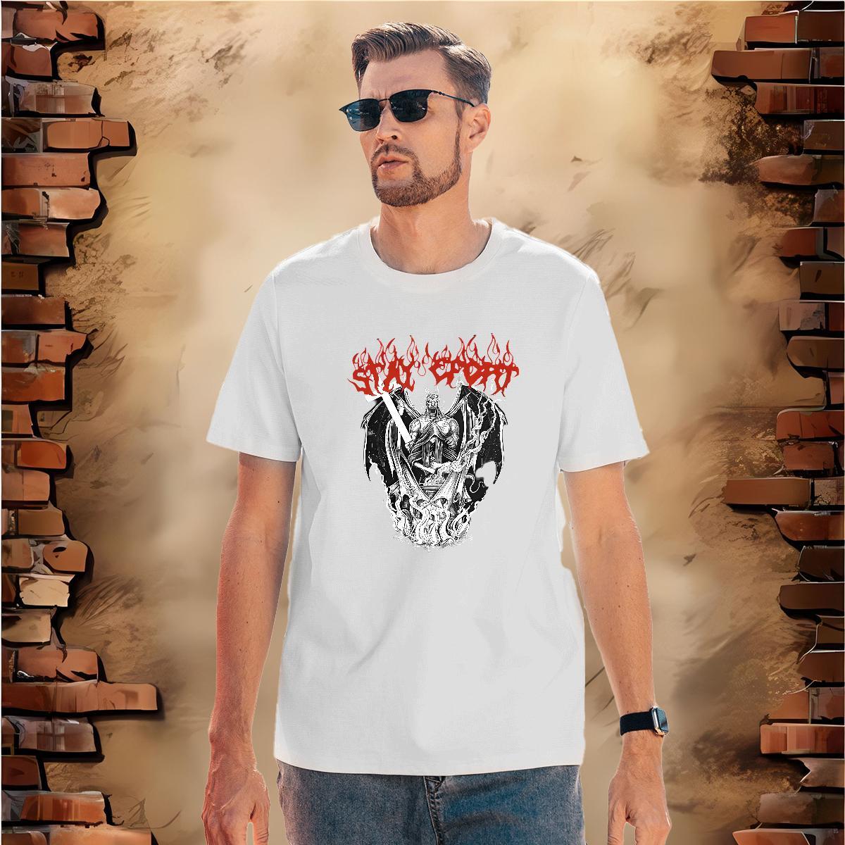 Designer Man T Shirts 230g Cotton skull Casual Daily Wear Anime Pure Cotton Tshirt for Man Woman Custom Clothes