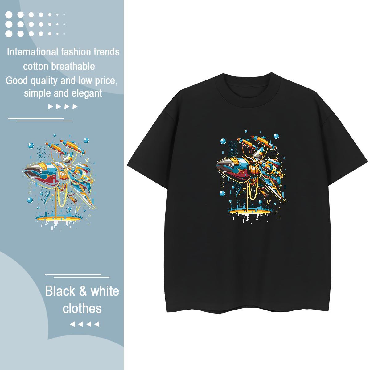 Designer Woman Tshirt 230g Pure Cotton universe Hip Hop T Shirt For Woman Short sleeve Soft Cartoon Print Clothings