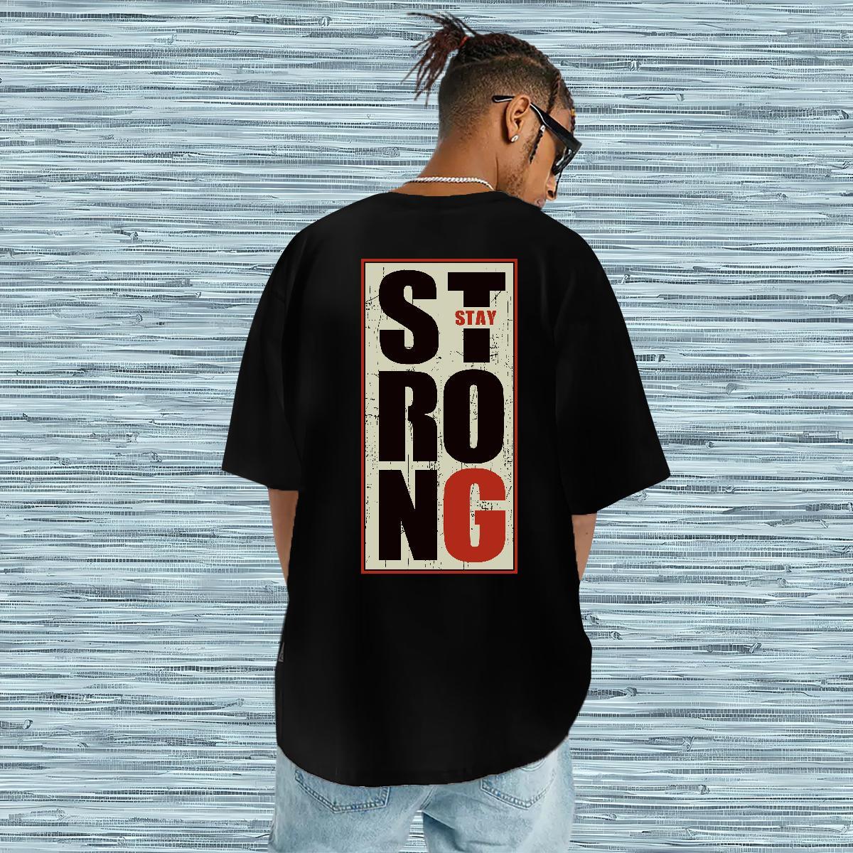 Brand T Shirt For Man 230g Pure Cotton letter Casual Daily Wear Graphic Short Sleeve O-Neck Men Tops Tees Fashion Casual Tee Shirt