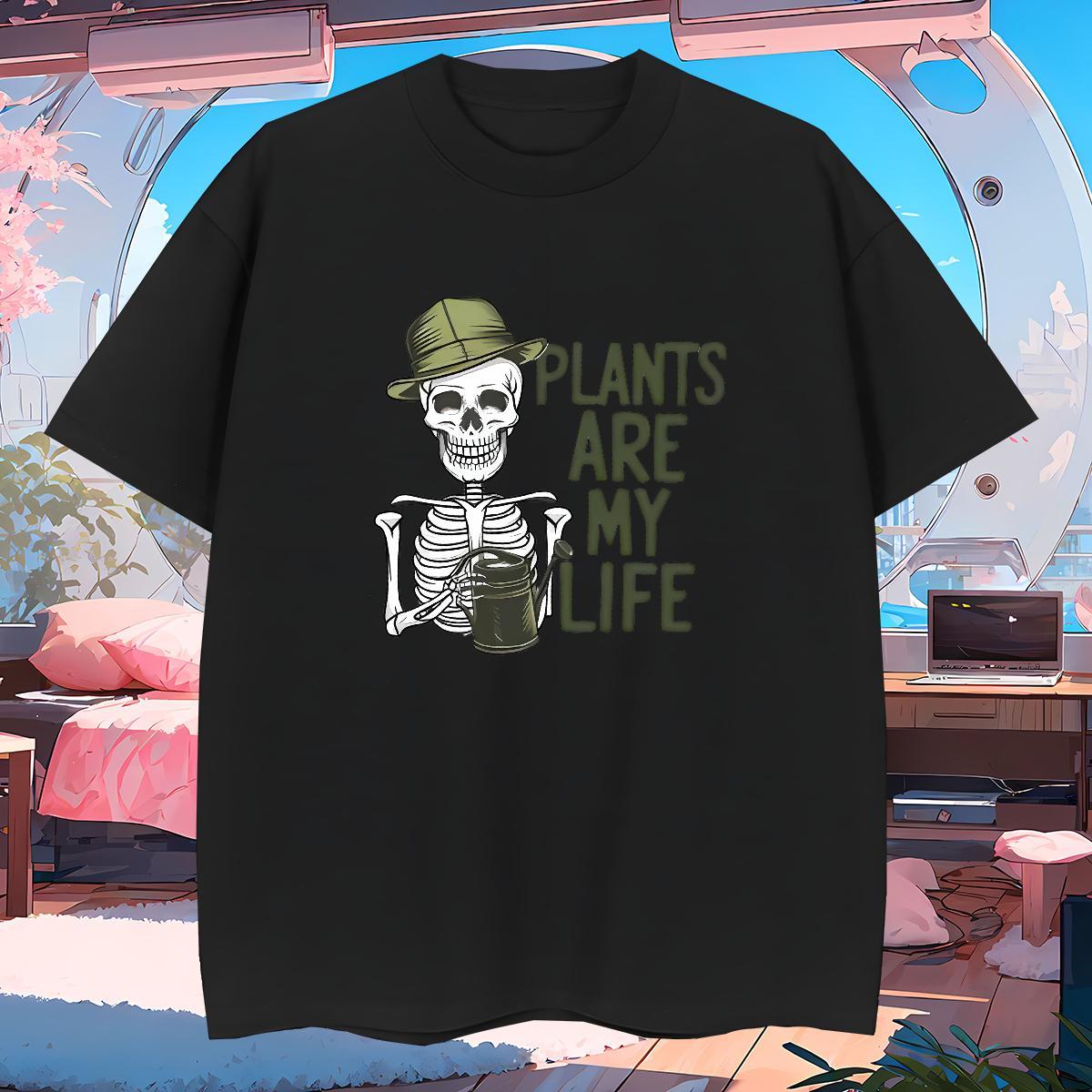 Classic Men T Shirts 100% Cotton 230g skull Beach Custom Print Plus Size Breathable Soft Men Tees DIY Customized Tops