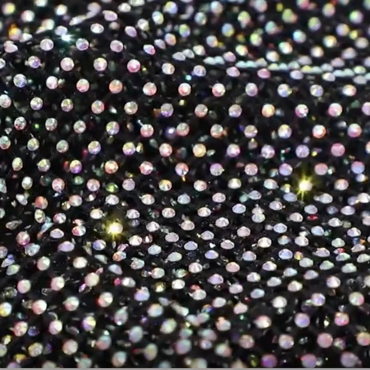 Womens Warm Rhinestone Round Neck Long Sleeve Bright Color Summer Starlight Hollow Shining Bottom Shirt Top Trend for Women 240822