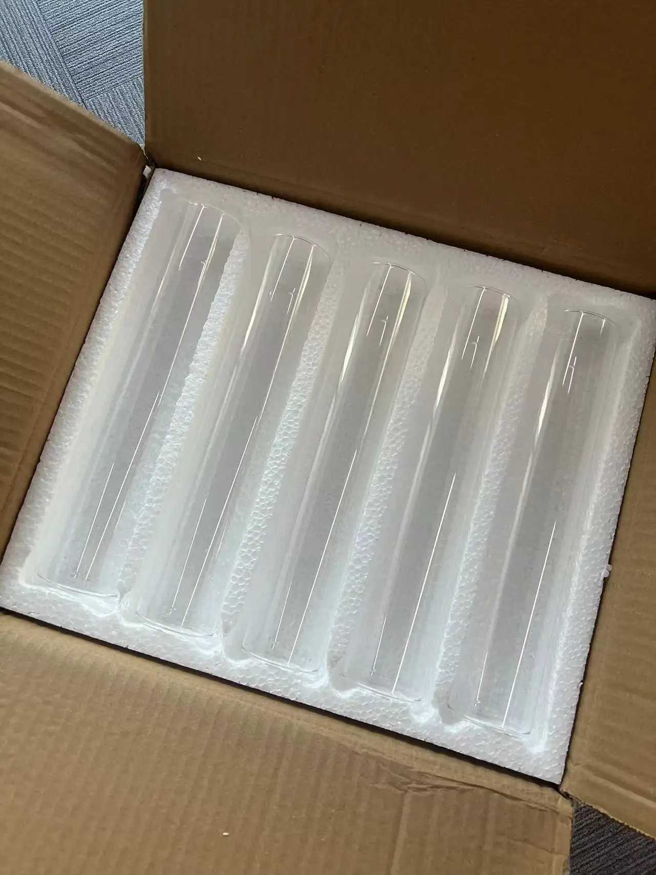 10 Pcs/lot Wedding Plexiglass acrylic Sleeves Bottomless Hurricane Candle Holders Home Decoration Candlestick Tube Desktop Ornaments Y240823