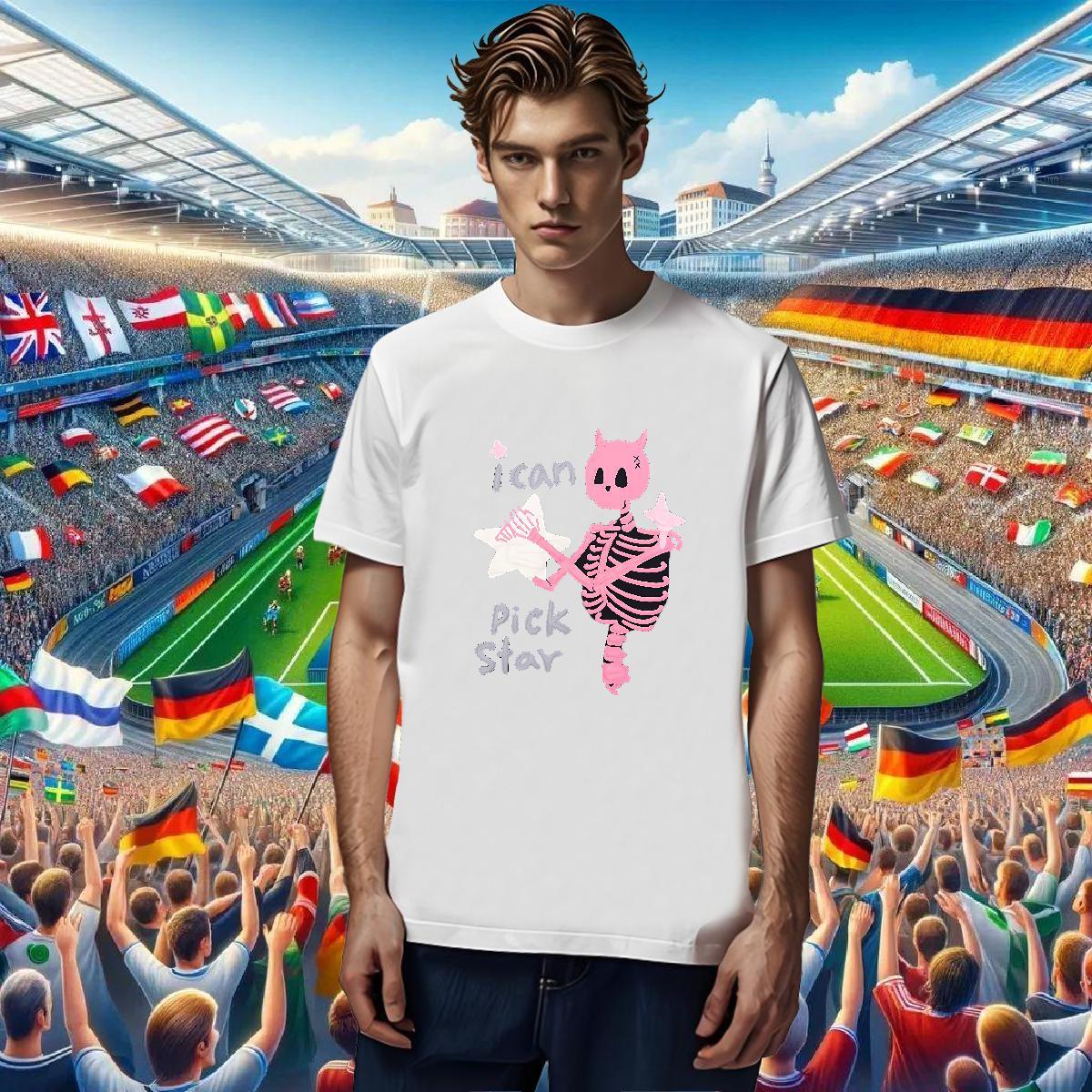 Free Shipping Men T Shirts 230g Pure Cotton skull Street wear Hip Hop Custom Big Size Breathable Soft Tshirt for Man Woman Factory Direct Tees