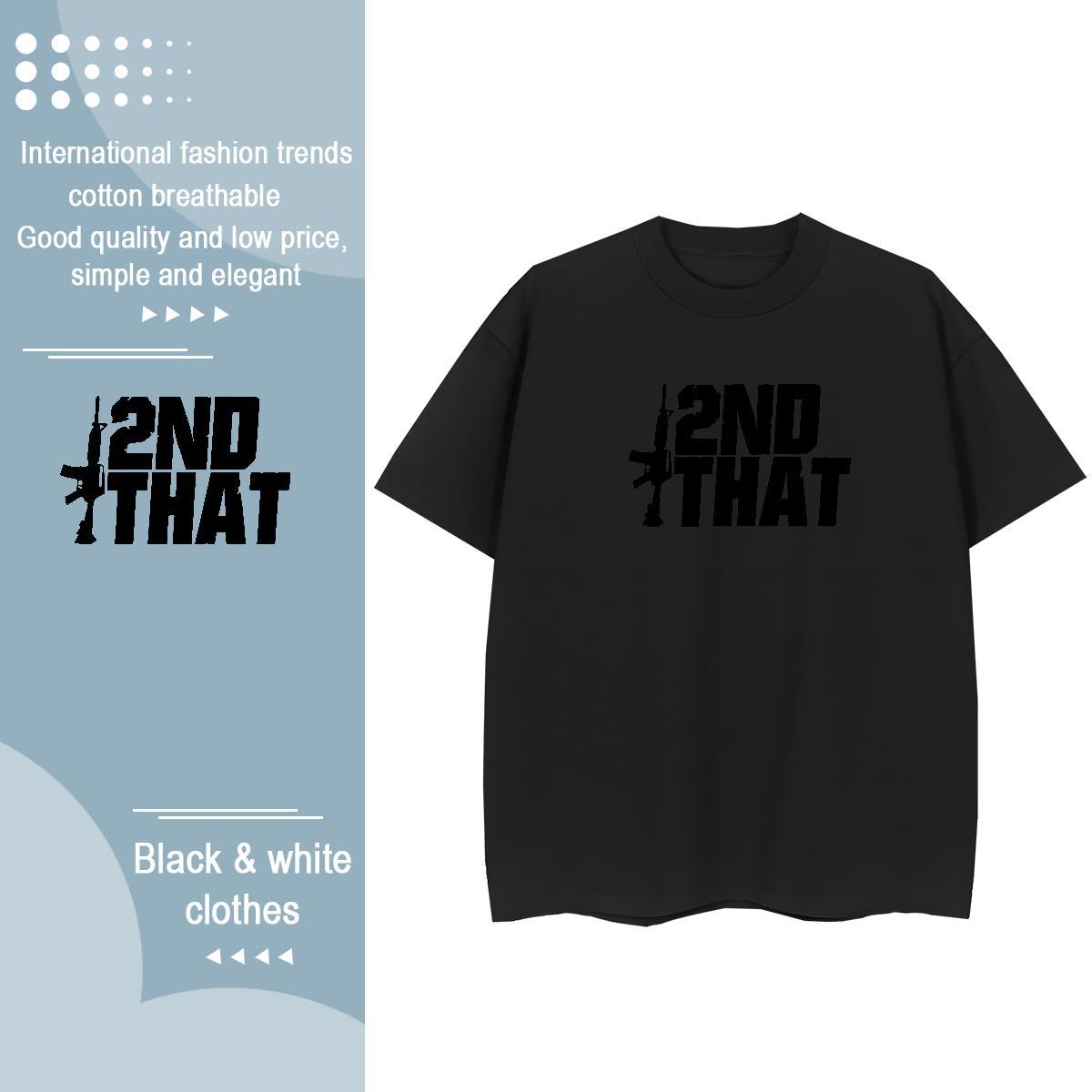 Wholesale Unisex Tshirts 100% Cotton 230g letter Street Wear T shirt Breathable Soft DIY Anime Top Tees