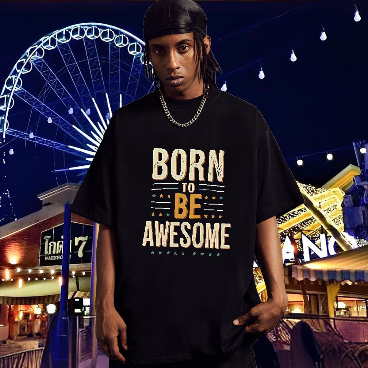Wholesale Mens T Shirts 100% Cotton 230g letter Street Wear Customized Print Breathable Crew Neck Men Tees New Tops Tees