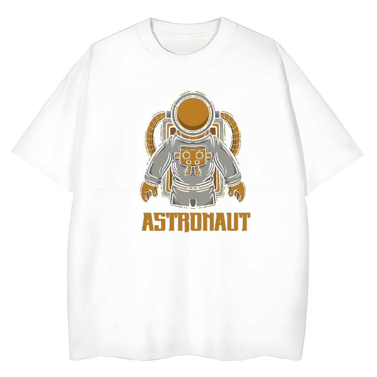 Female Tshirt for Man Woman 230g Cotton universe Sports Casual T Shirts Women Comfortable Cartoon Printing L-4XL Tees Shirts