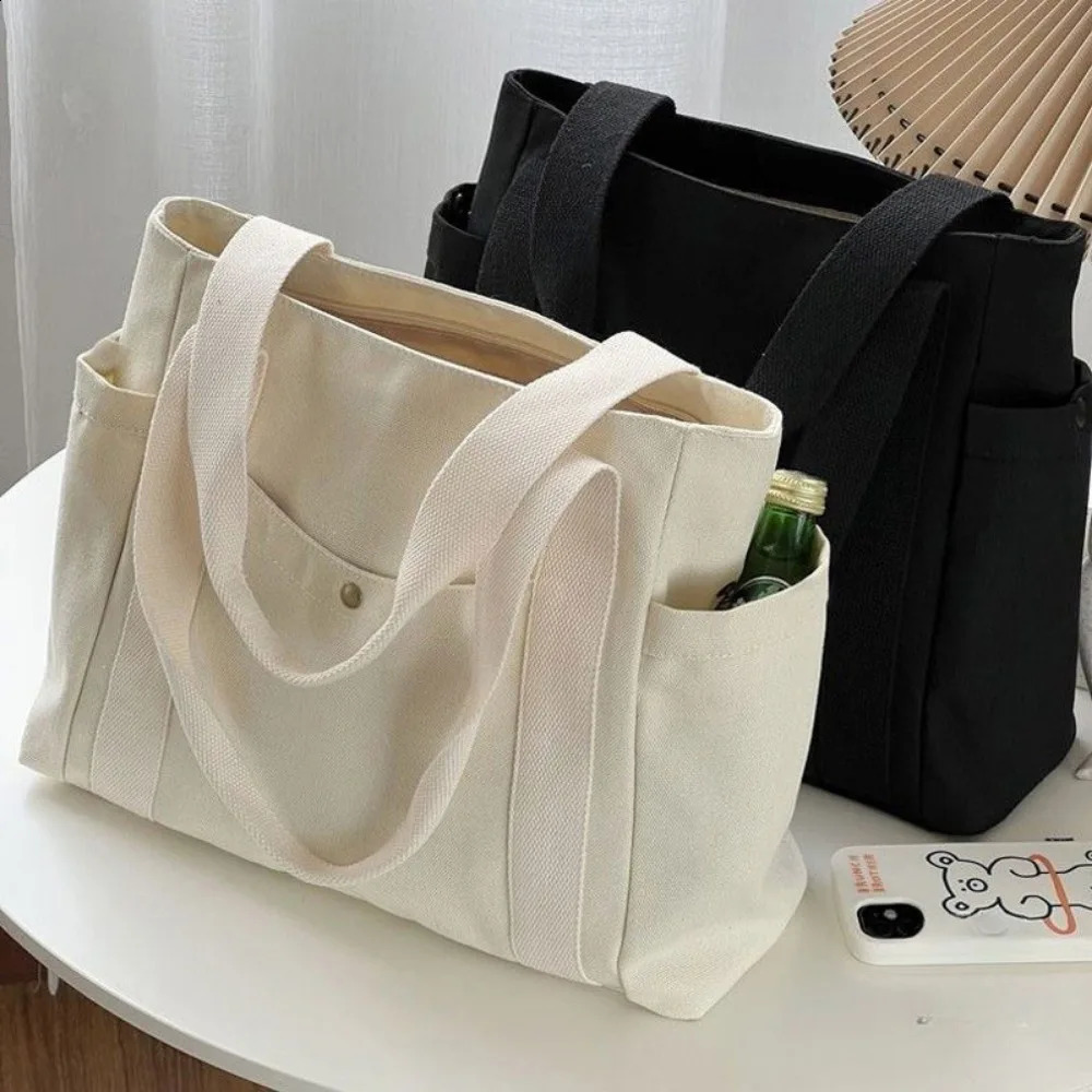 Large Capacity Tote Bags for Work Commuting Carrying College Style Student Outfit Book Shoulder Bag Bolsos Para Mujer 240823