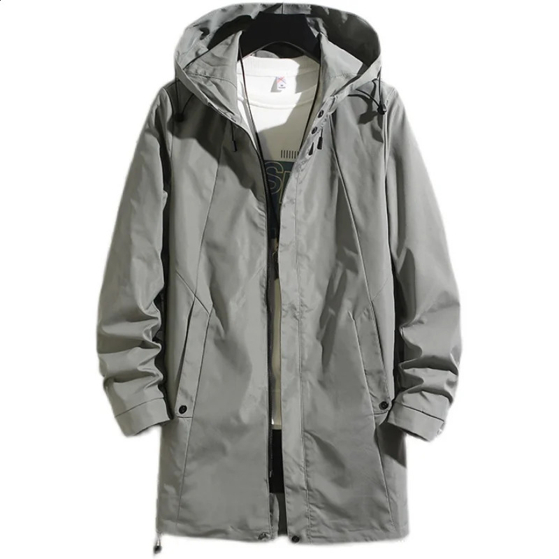 arrival spring coat men high quality trench coat menautumn mens casual jackets and overcoat plus-size M-4XL 240822