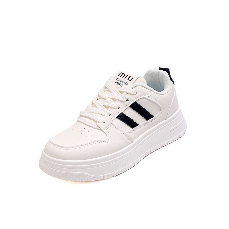 Ddmysports Autumn White New Korean Version Ins Female Student Height Increasing Sports Board Casual Shoes Trend Y A OUTDOOR