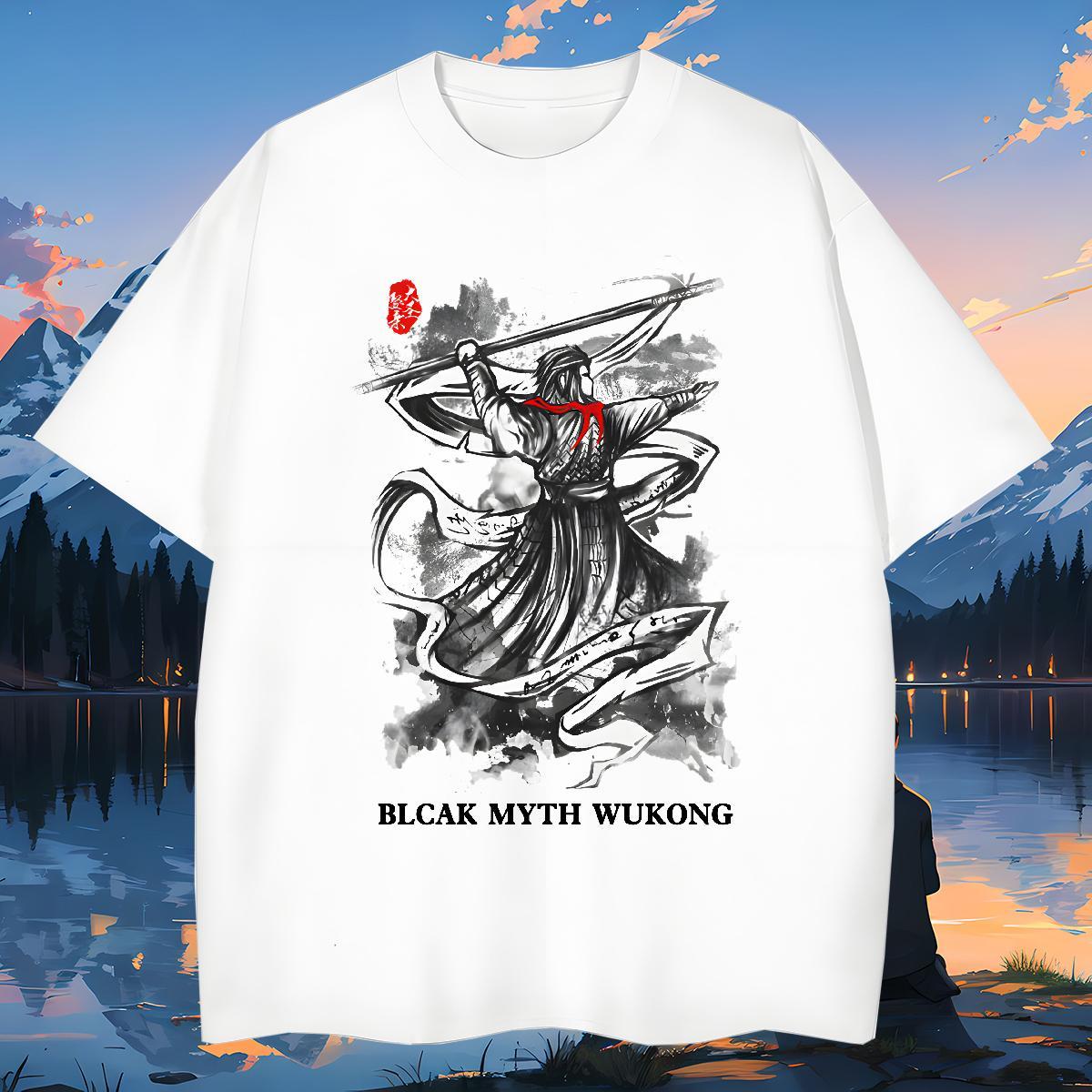 Comfortable T Shirt For Man 230g 100% Cotton Street wear Hip Hop Breathable Soft Men Tshirts Casual New Cartoon Print Clothes