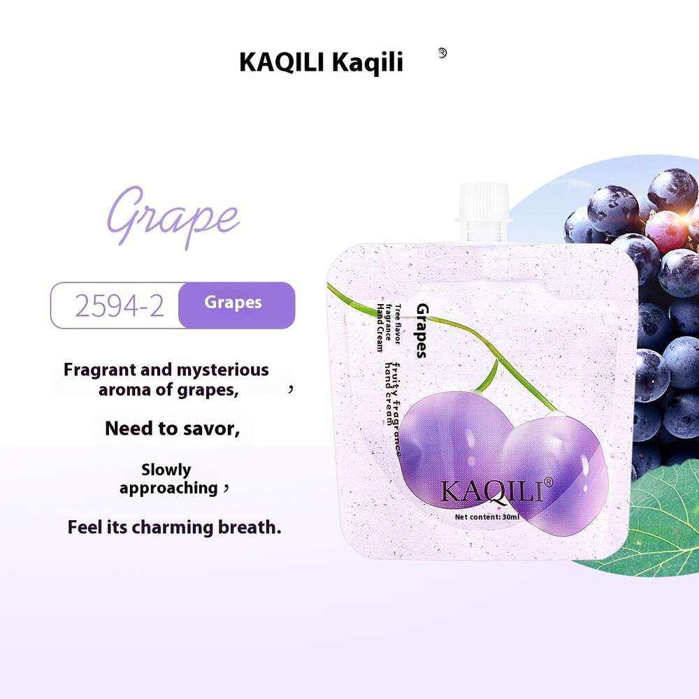 Autumn/Winter Friendly Kaqili Hand Care Cream - Soothing Fruit Blend & Gentle Texture (30ml)