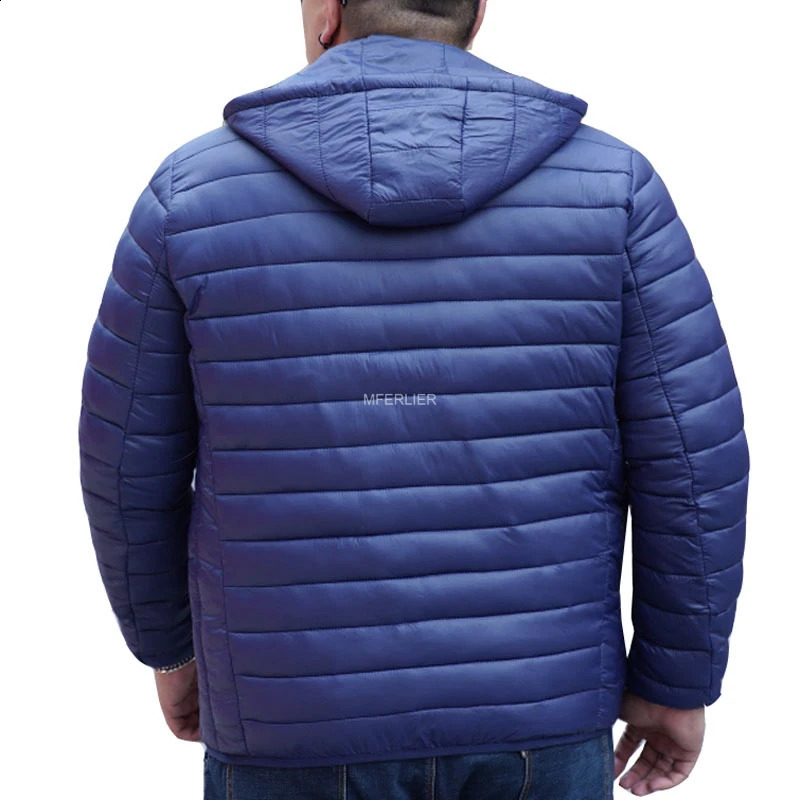 Autumn and Winter Mens Jacket 10XL Chest Size 164cm 5XL 6XL 7XL 8XL 9XL Plus 240822