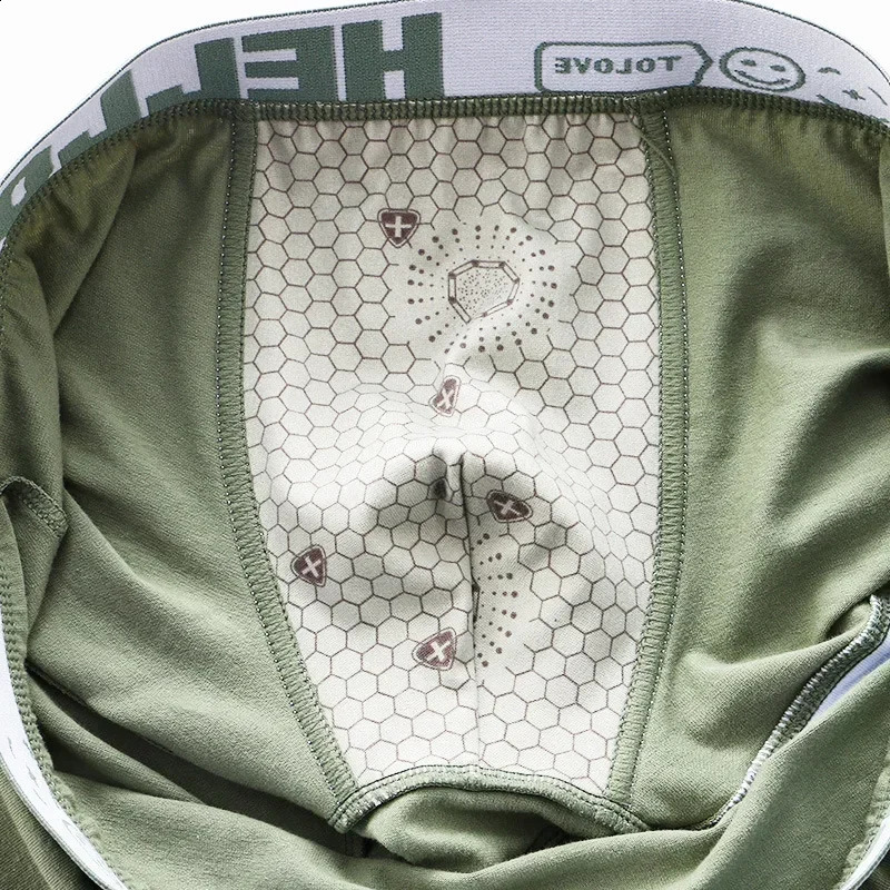 4 pieces of mens underwear elastic boxing breathable backbone comfortable solid shorts 240822
