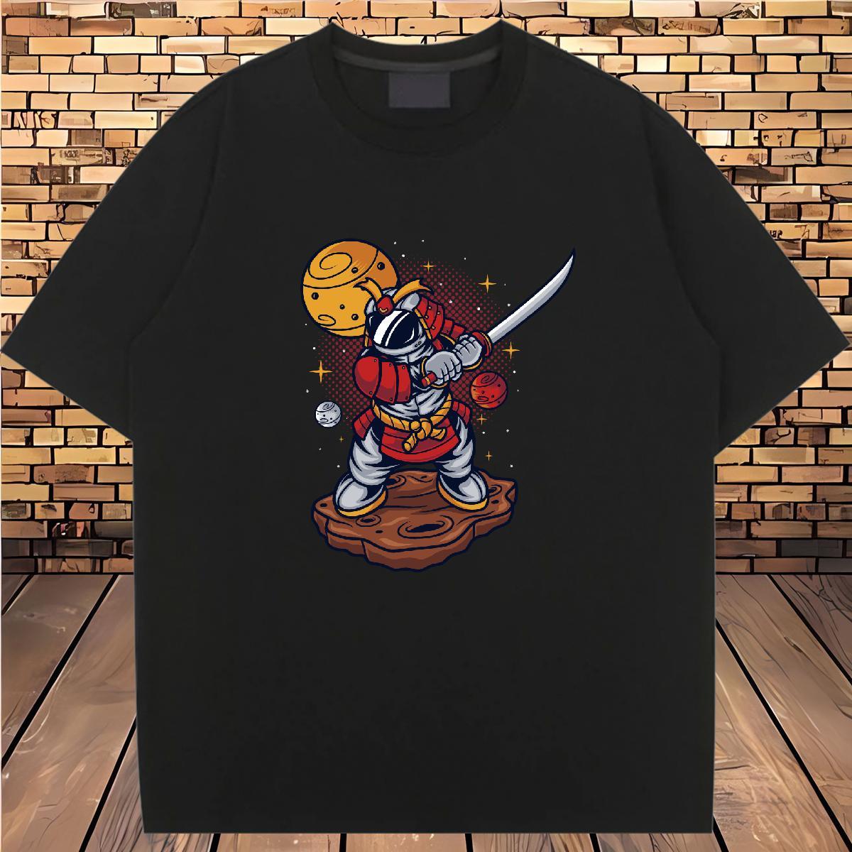 Soft Tshirt for Man Woman 100% Cotton 230g universe Hip Hop Womens T Shirts O Neck Short Sleeves Custom Cartoon Clothes