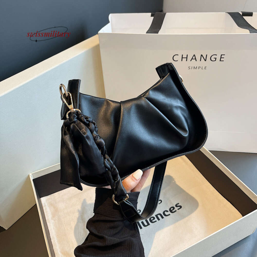 Swissmilitary High end pleated cloud in the summer of 2024, trendy and niche bag with stylish texture for women #24