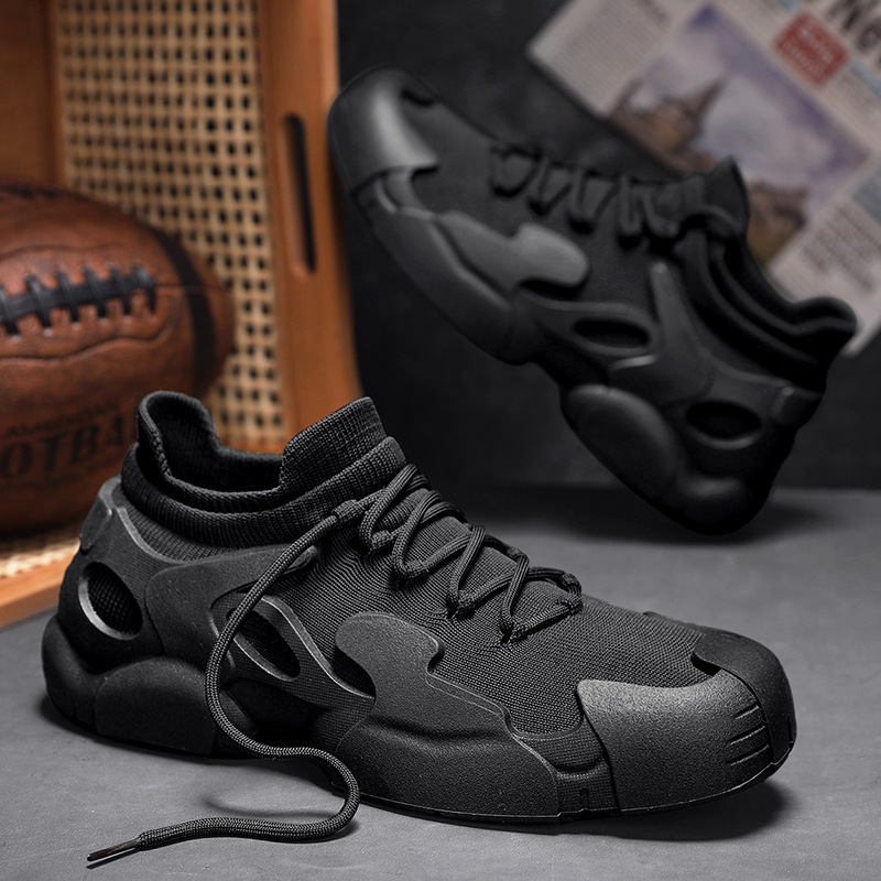 Ddmysports New Couple Flying Weaving Men S Mecha Octopus Socks Thick Sole Versatile Breathable Sports Shoes JN OUTDOOR