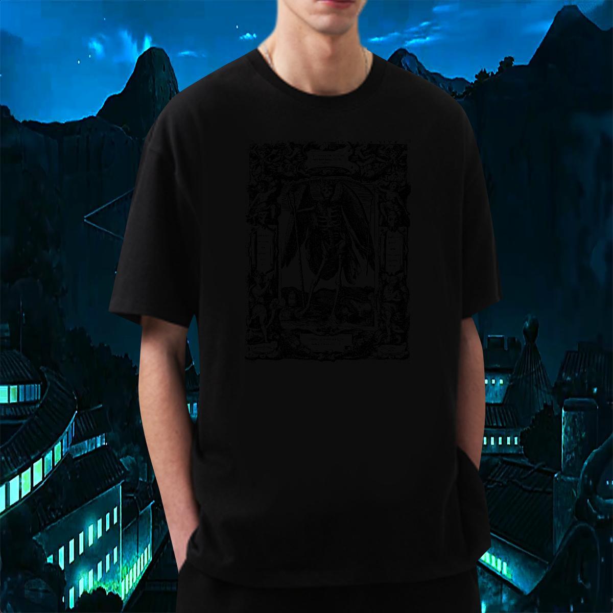 Wholesale Men T Shirts 230g Cotton skull Daily Wear Plus Size Custom Breathable Short Sleeve Tshirt for Man Woman 2024 Designer Tee Shirt