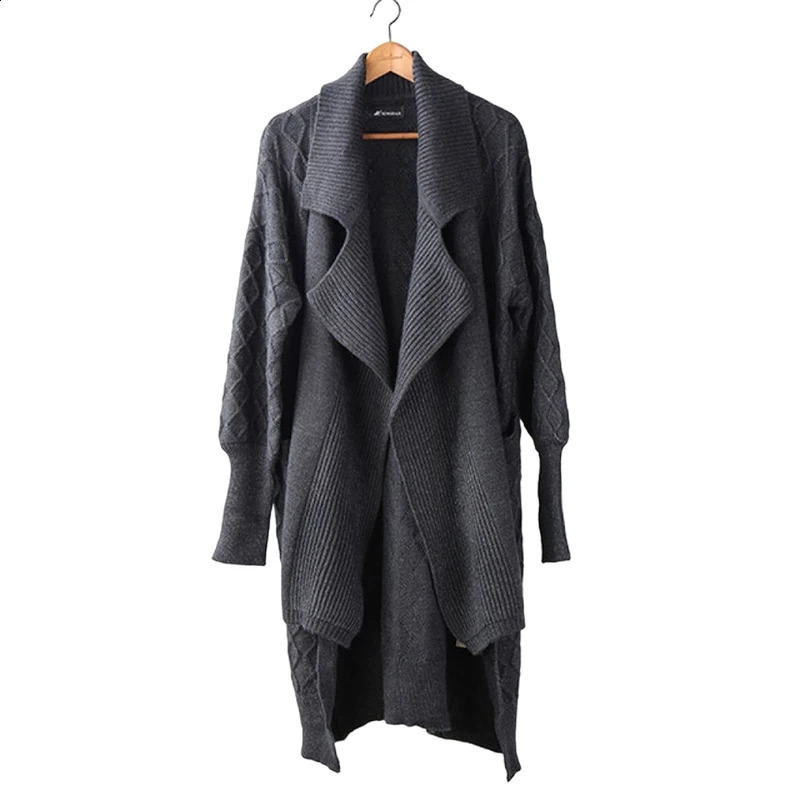Spring n Personality Fashion Mens Knitted Cardigan Wear Elegant Long Trendy Sweater Coats Chic Trench 240822
