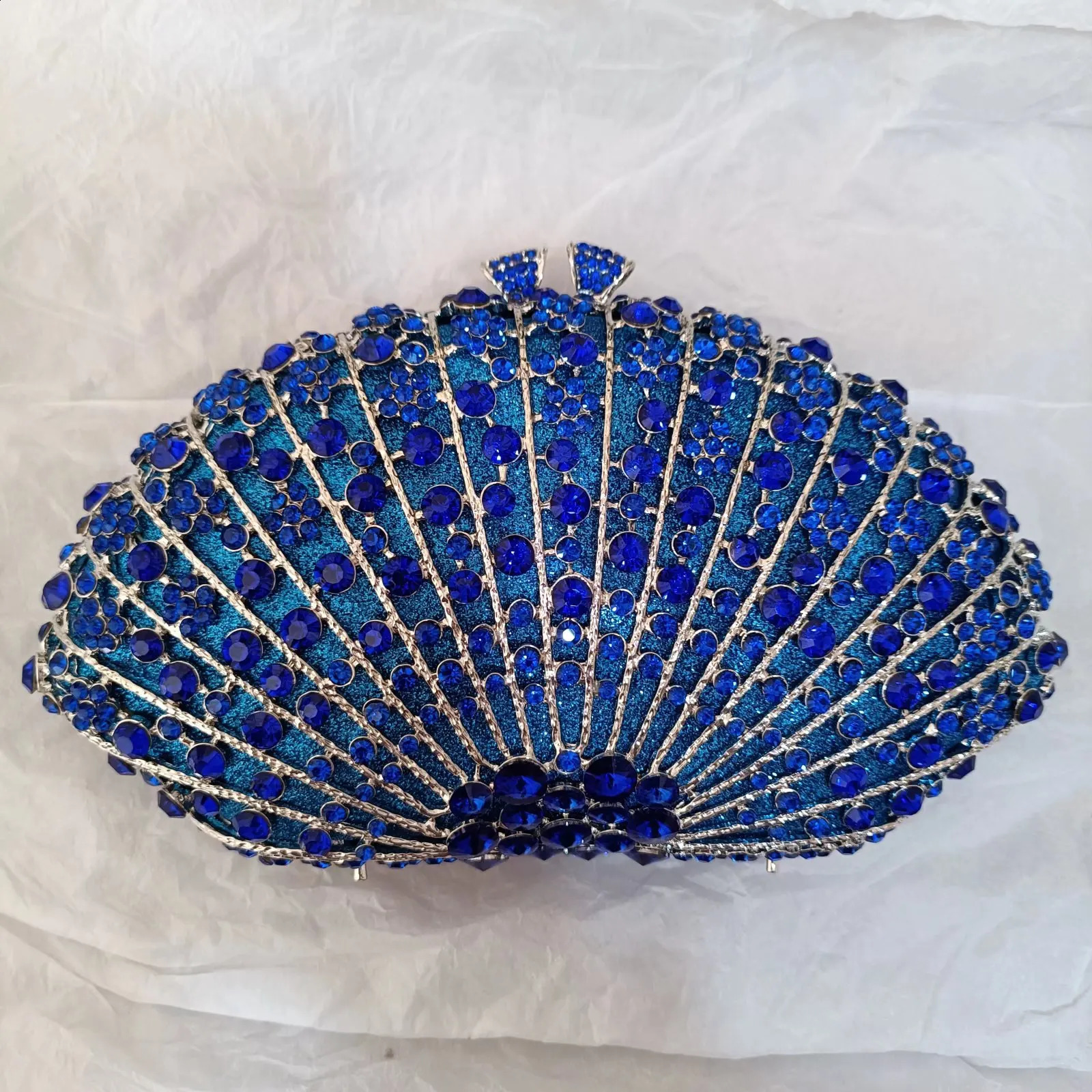 XIYUAN Womens Multi Color Crystal Dinner Party Handbag Diamond Hollow Evening Bag Wedding Flower Banquet Wallet 240823