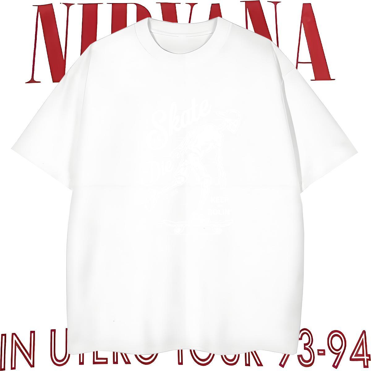 Designer Men T Shirts 230g Pure Cotton skull Street wear Hip Hop Anime Print Short Sleeve Soft Men Tees Fashion Designer Tshirts