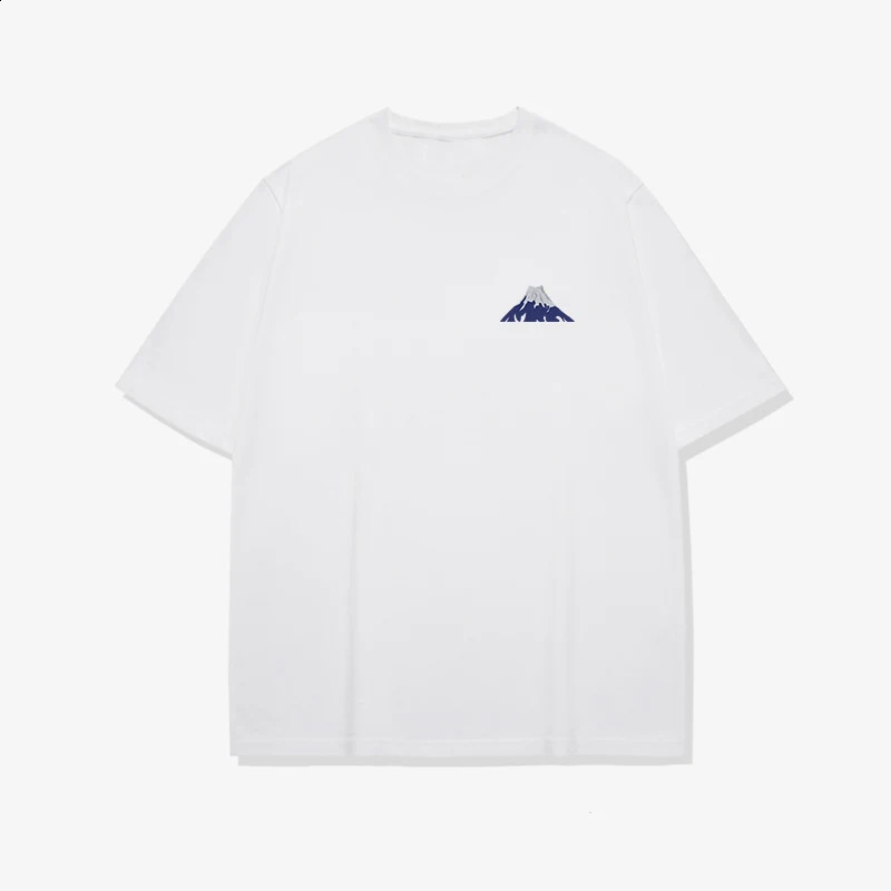 selling trend printed short sleeved Tshirt cotton mens casual Y2k oversized simple and fashionable loose top 240822