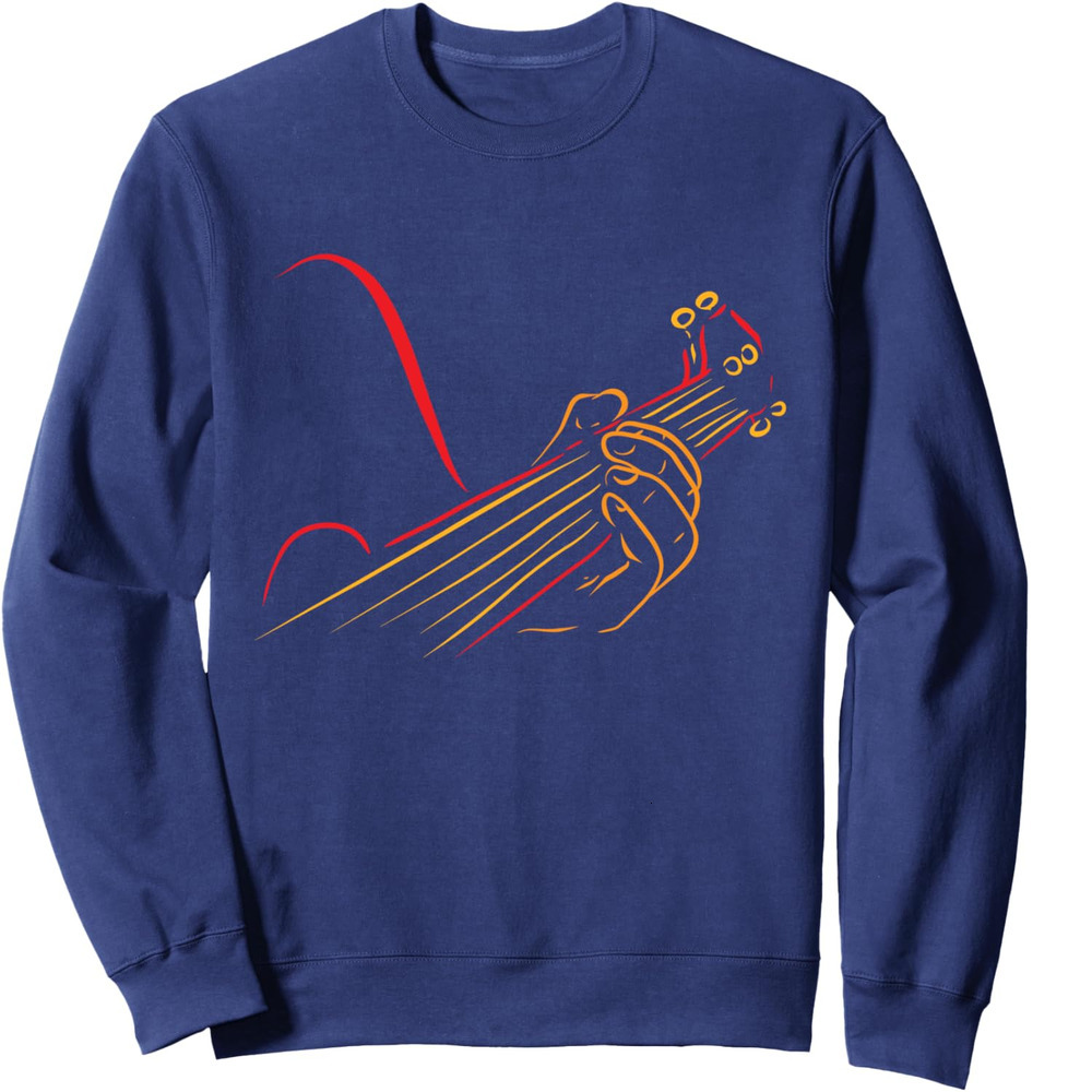 Long Sleeve Shirts for Men sweatshirt Playing Guitar Guitt Music Life Funny Gift Sweatshirt T shirt Tee Streetwear Casual tops clothes