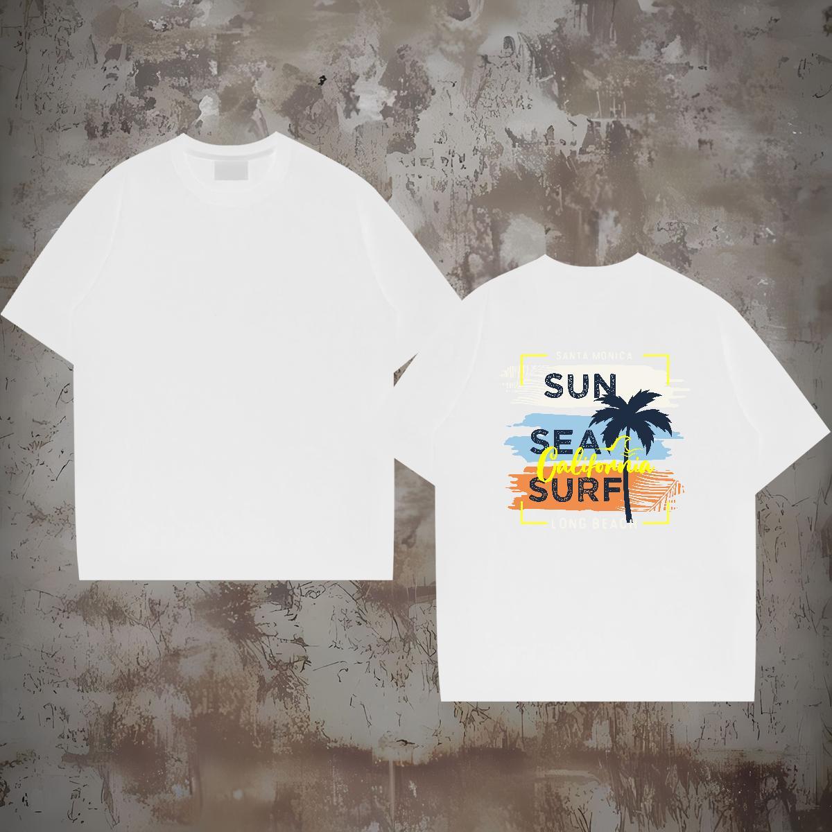High Quality Men T Shirts 230g Cotton letter High Street Hip Hop Customized Breathable Crew Neck Men Tshirts Stylist Tees