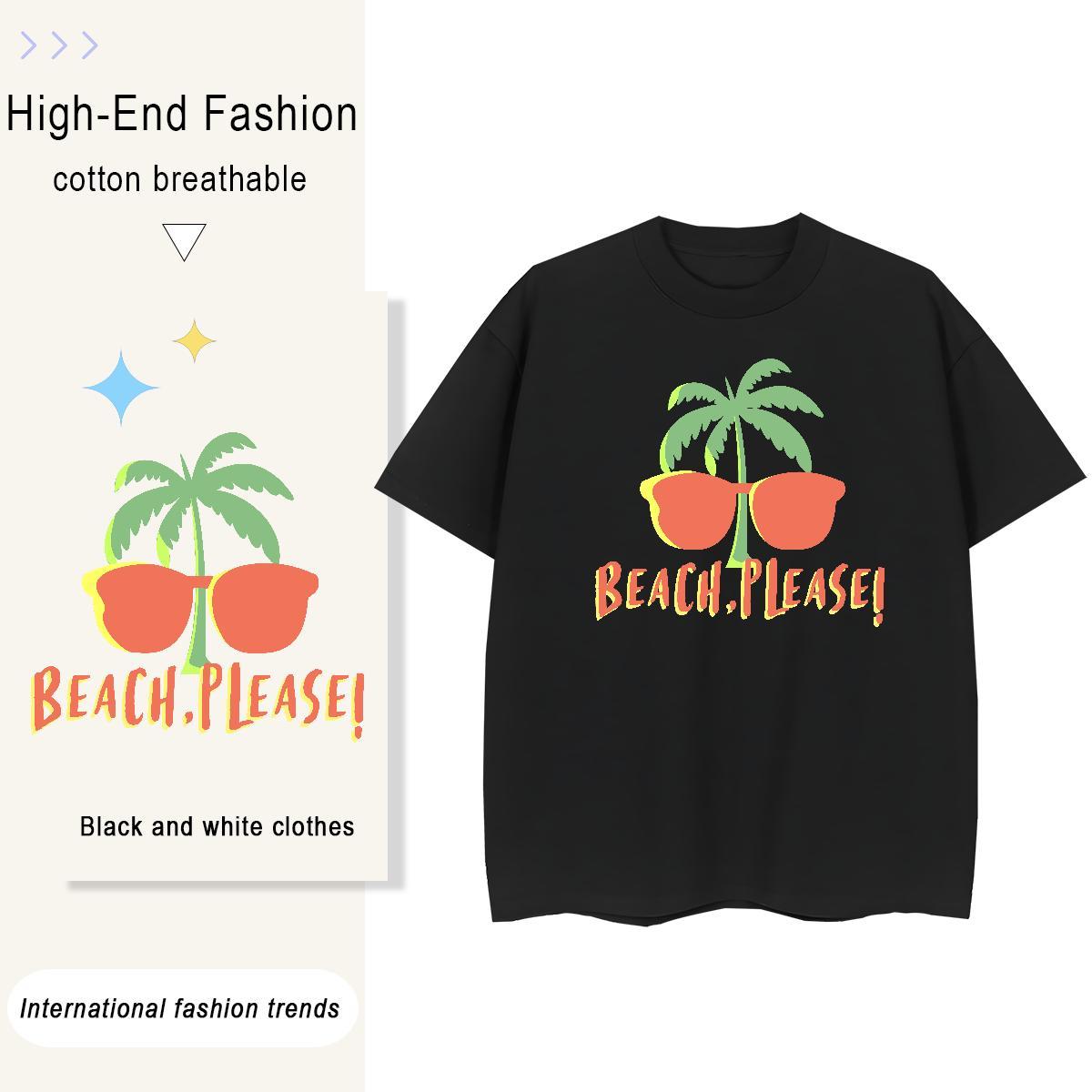 Cool Design T shirt 230g Cotton tree Daily Wear Custom Printing Breathable Short Sleeve Men Tshirts DIY Customized Top Tees