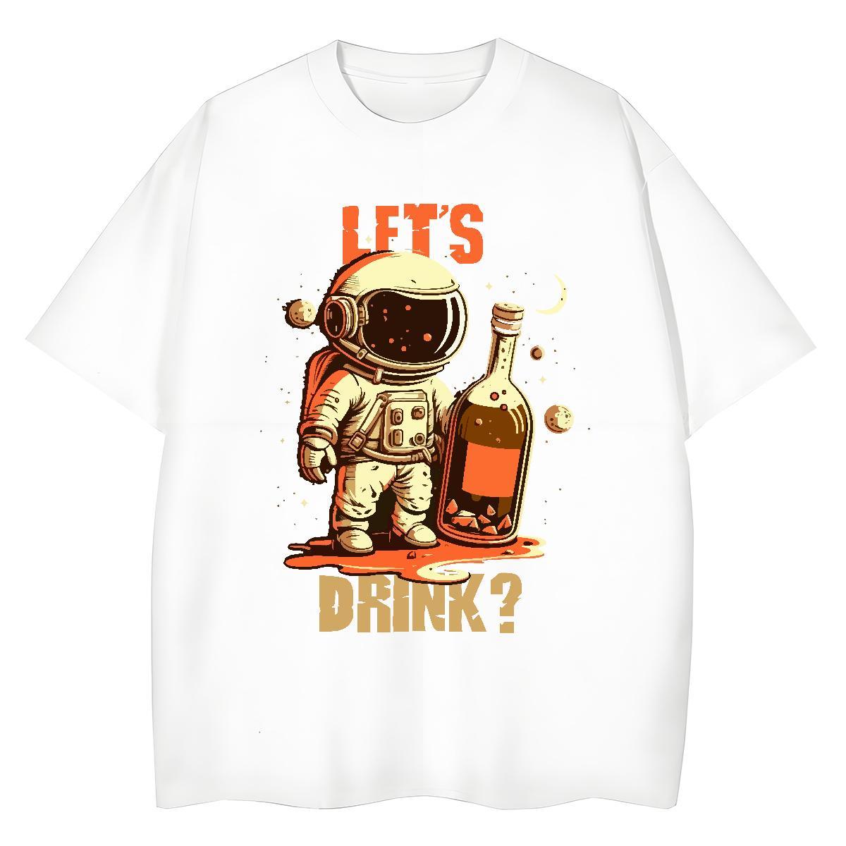 Designer Nice Women Tees 230g 100% Cotton planet Home Outdoor T shirt Breathable Short Sleeve Custom Printing Tops