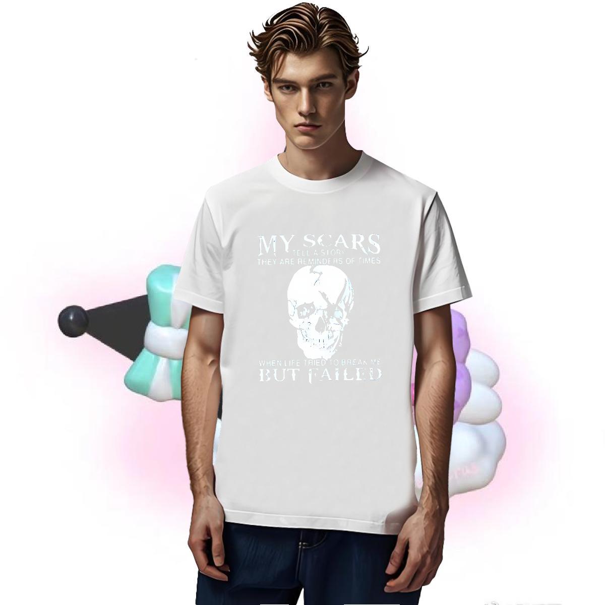 Soft T shirt 230g Pure Cotton skull High Street Hip Hop Custom Print Oversized Breathable Crew Neck Mens Tshirts 2024 Designer Clothes