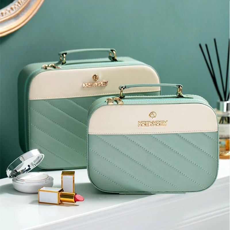 Fashion Cosmetic Bag Professional Large Capacity Storage Make up Handbag Case Travel Toiletry Beauty Makeup Bag for Women 240822
