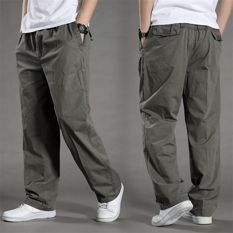 WE.FINE Men Cargo Pants Spring Cotton Work Wear In Large Size 6XL Casual Climbing Joggers Sweatpants Hombre Autumn Trousers 240822