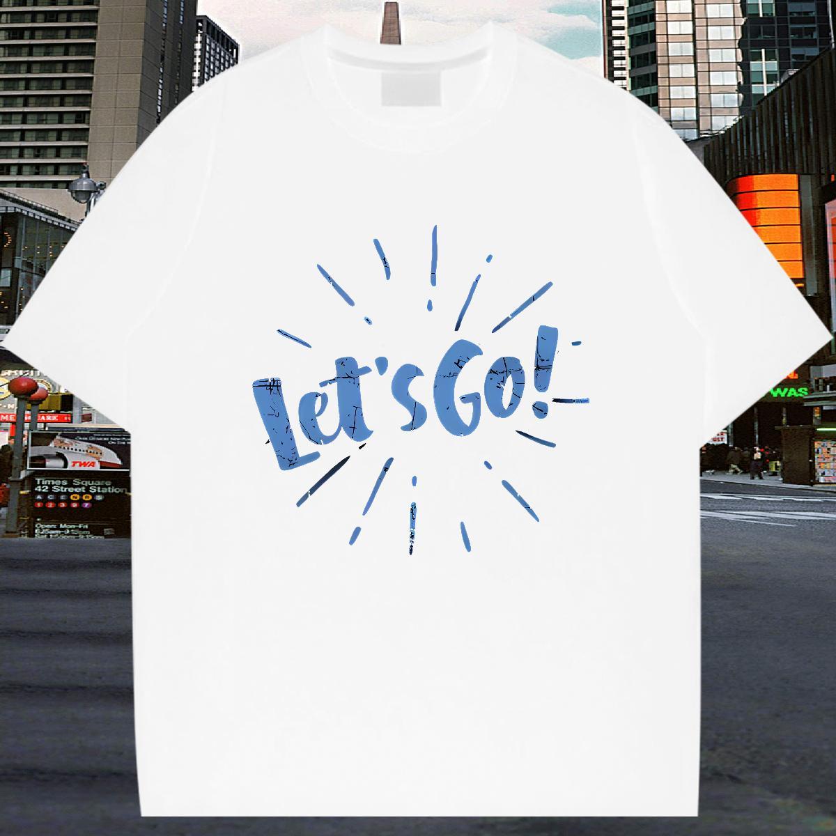 Brand T-Shirts 100% Cotton 230g letter Spring Summer Plus Size Custom Short Sleeve O-Neck Men Tops Tees New Tshirts