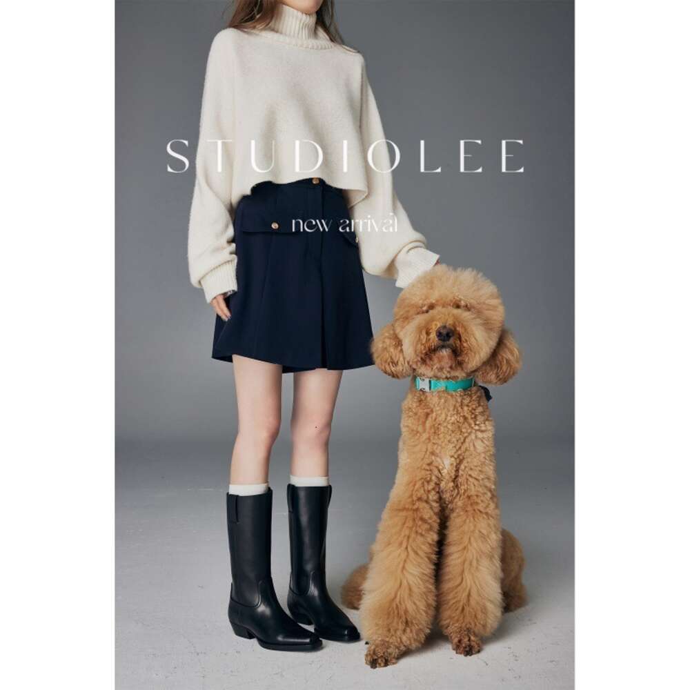Ddmysports Cowhide Version Of Grape Mom Same Style With Small Square Toe Thick Heel Midsole Not Over The Knee Knight Boots Women S Autumn And Winter C